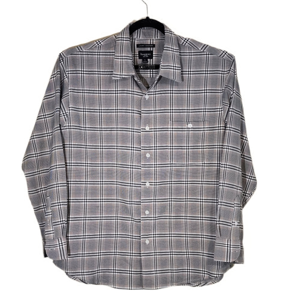 Saddlebred Big Tall Size (2X)  Easy Care  Mens LS Shirt.  Very Good Condition